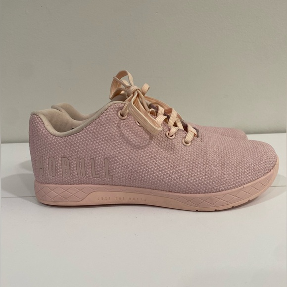 Women’s Nobull Blush Heather Trainer Sz 10 - Picture 4 of 10